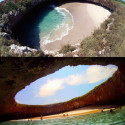 Hidden Beach Marieta Islands, off the coast of Puerto Vallarta, Mexico
