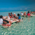 Only in Bora Bora, Water Dining