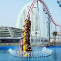 Vanish Roller Coaster at Cosmo Land in Japan