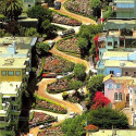 Lombard Street is in San Francisco, USA