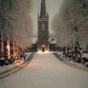 Snowy Night , Hillsborough , Northern Ireland