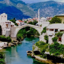 The Old Bridge , Mostar , Bosnia and Herzegovina