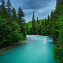Turquoise River, British Columbia, Canada