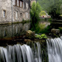 Waterfall in Florac, France