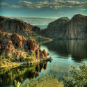Glass Lake, Arizona, USA