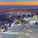 Grouse Mountain ski area, Vancouver, BC, Canada
