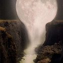 Moon Falls is located on the Moon River, just outside the village of Williams - Lake County, Oregon