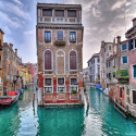 Two canals, Venice, Italy