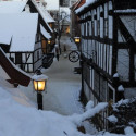 Snowy Village, Aarhus, Denmark
