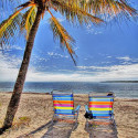 Life is a Beach, Key Biscayne, Florida, USA