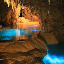 Mystic pools in Gyokusendo Cave, Okinawa, Japan