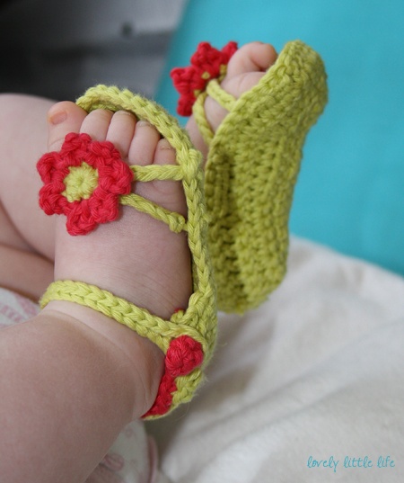 Flower Baby Sandals