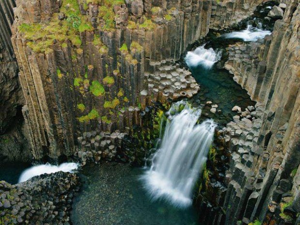 Litlanesfoss Waterfall, Iceland
