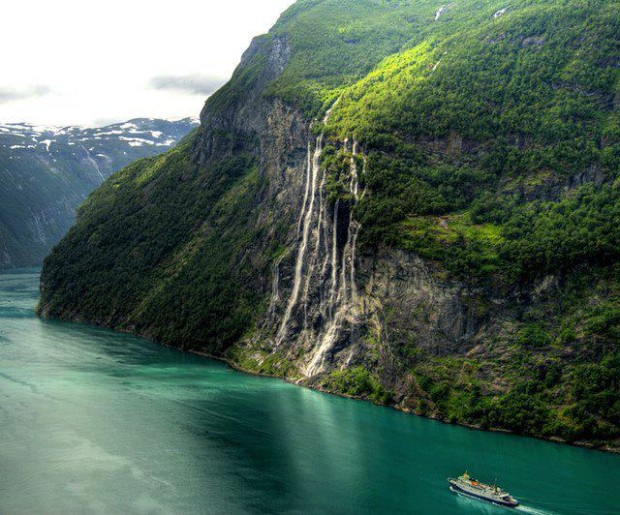 Seven Sisters Waterfall Norway