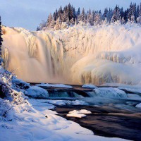 Frozen Waterfall, Sweden
