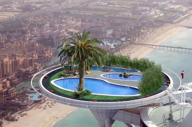 Swimming pool on Burj Al Arab, UAE
