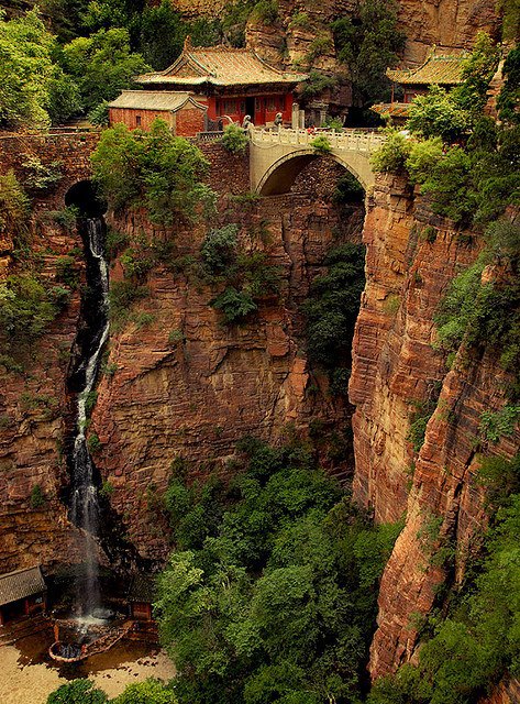 Waterfall, Mount Cangyan, Hebei, China