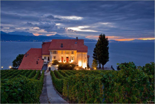 House in the Vineyards, Lavaux, Lake Geneva, Switzerland