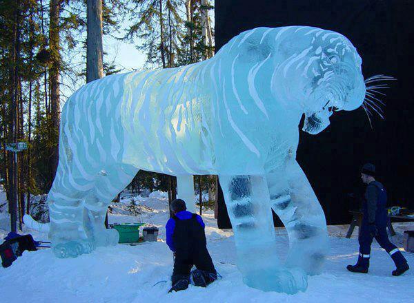 Amazing Ice Sculpture in China