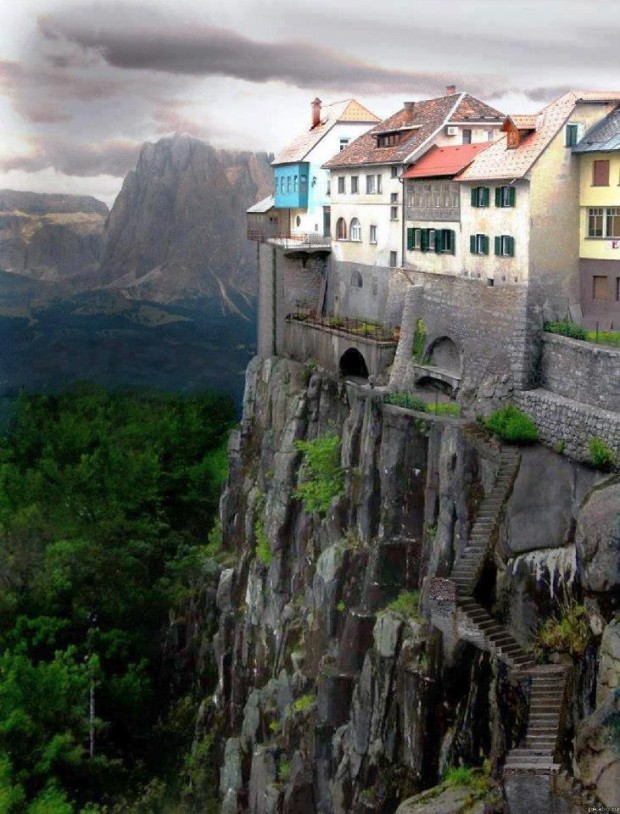 Cliff-side Dwellings of Ronda , Spain
