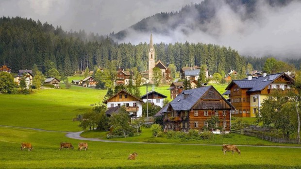 Gosau Village , Austria