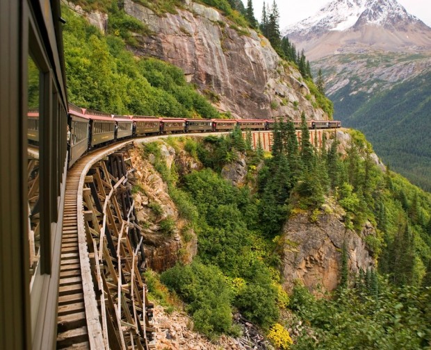 Scenic Railroad , Alaska , USA