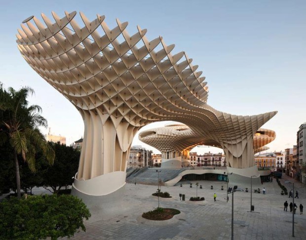 Seville, Spain, Metropol Parasol, Largest Wood Structure in the World