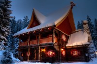 Snow Cabin , Mora , Sweden