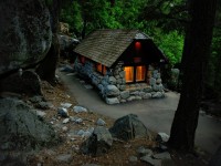 Stone Forest Cabin , Yosemite , California , USA