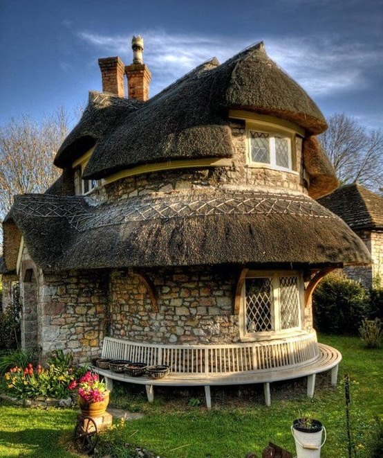 A beautiful cob house in England