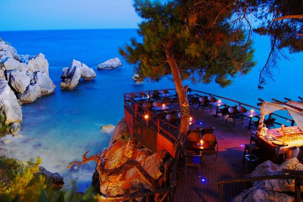 Seaside Restaurant , Taverna in Paliouri , Halkidiki , Greece