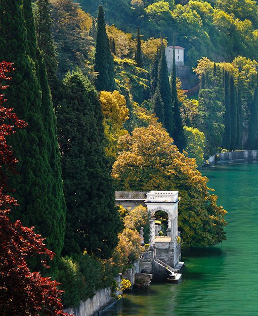 Amazing view of Lake como , Italy