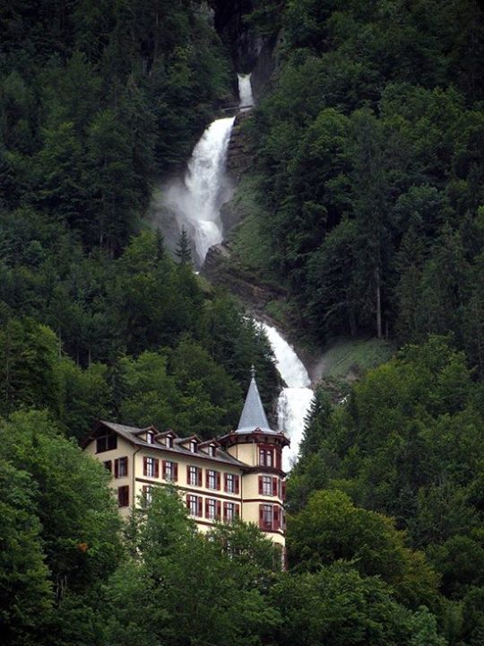 Giessbach Falls, Bernese Oberland, Switzerland
