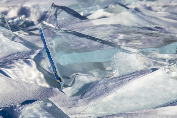 Turquoise Ice, Northern Lake Baikal, Russia