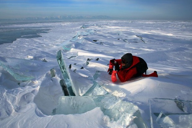 Turquoise Ice, Northern Lake Baikal, Russia