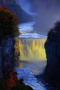 Amazing View of Genesee River, New York, USA