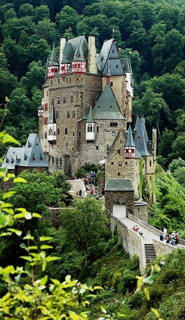 Burg Eltz Castle above the Moselle River between Koblenz and Trier, Germany