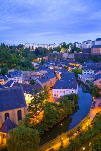 Luxembourg City at Twilight