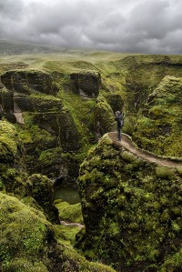 Fjaðrárgljúfur canyon, Iceland
