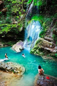 Fonissa Waterfalls, Kythira Island, Greece