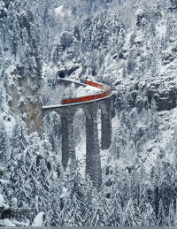 Landwasser Viaduct, Graubünden, Switzerland