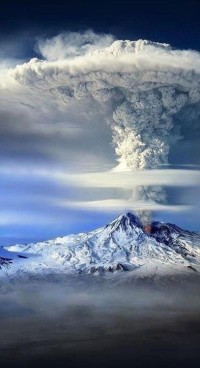Eruption, Ararat, Turkey