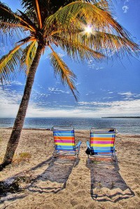 Life is a Beach, Key Biscayne, Florida, USA