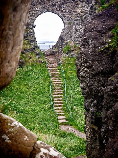 Steps at Dunluce, Northern Ireland