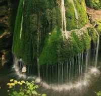 Amazing waterfall in Romania