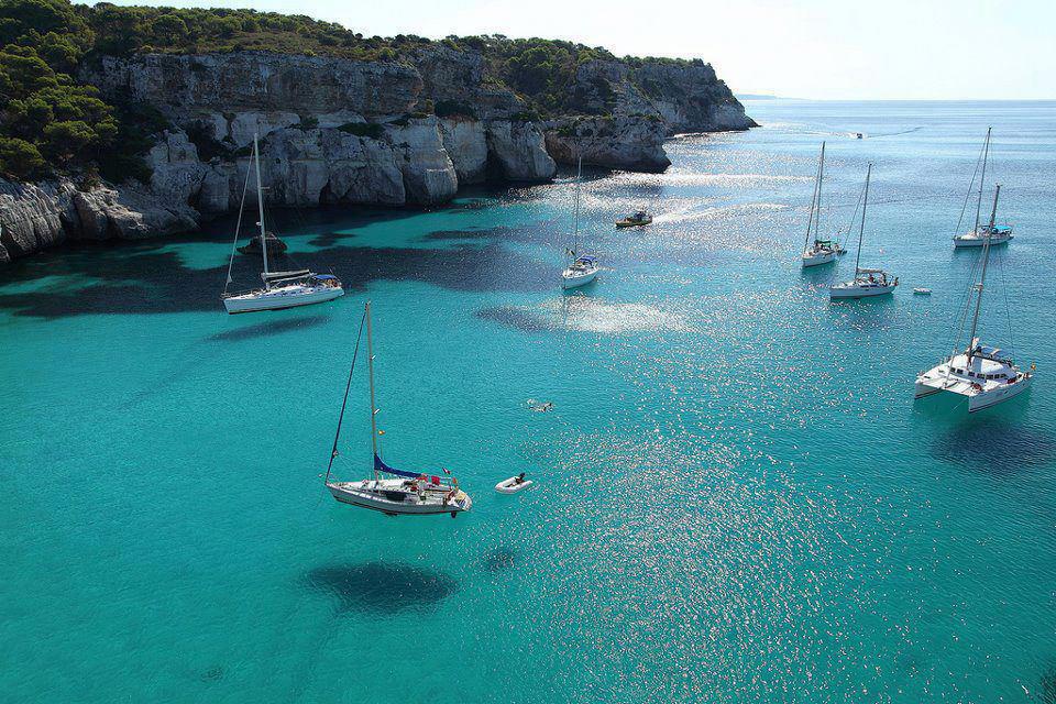 Beauty of Cala Macarella, Minorca Island, Spain