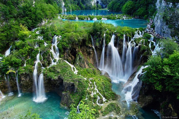 Impossible Waterfalls, Plitvice Lakes, National Park In Croatia