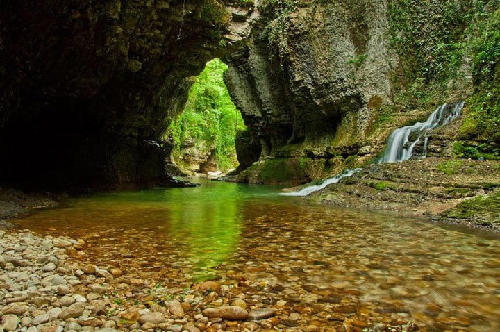 River Abahsa Canyon, Martvili, Georgia