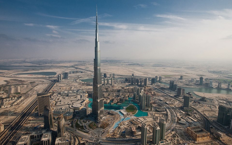Tallest Building in the world, The Burj Khalifa in Dubai