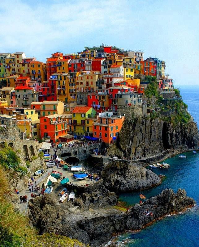 Fabulous colours of The Cinque Terre, Italy